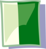 White And Green Icon Clip Art